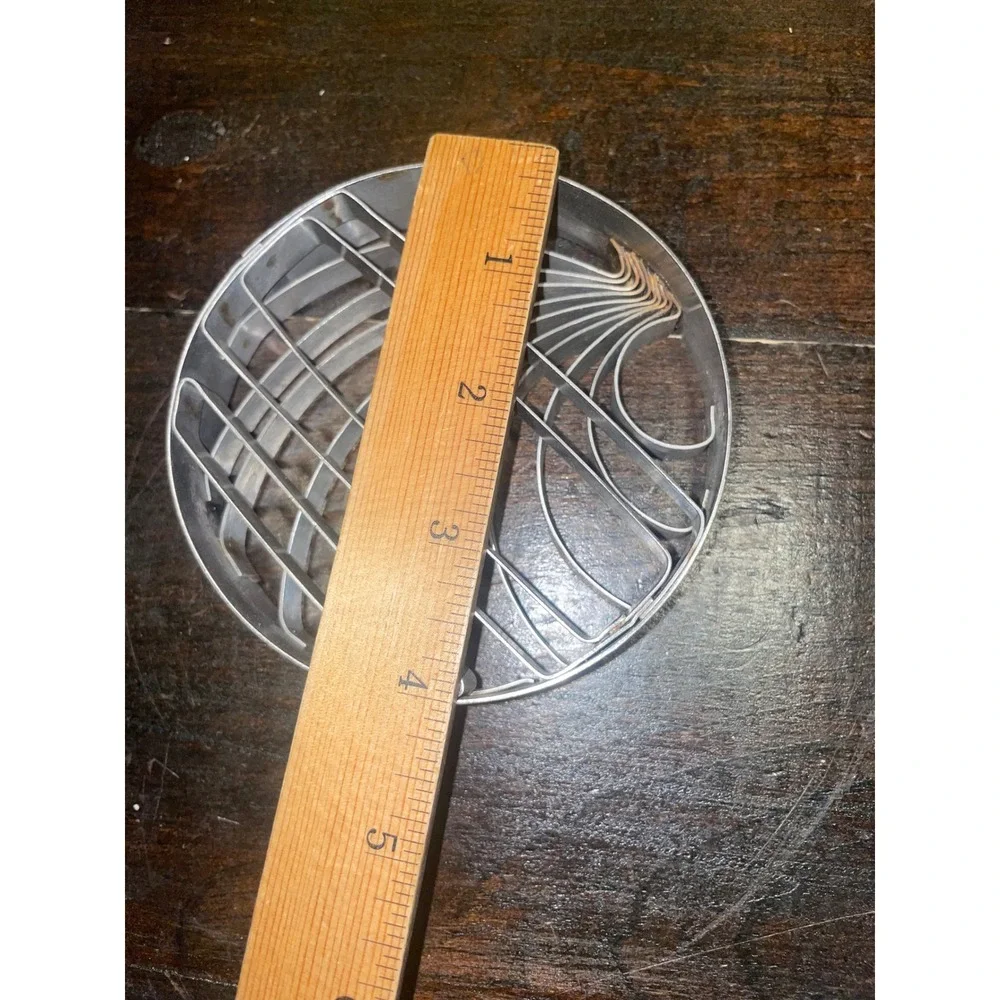 Concha Cutter Mexican 2‎ sided Stainless Steel Bread Stamp Baking